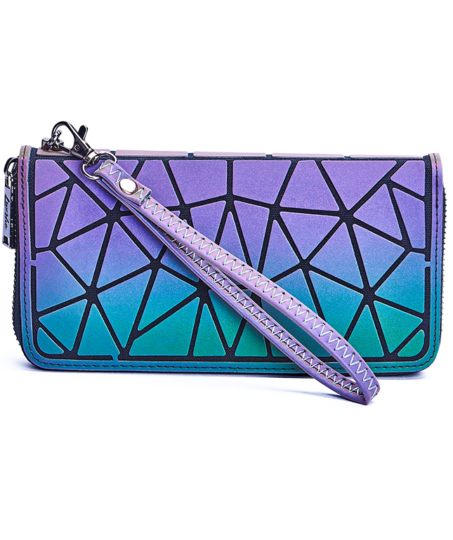 Clare V.  Wallet Clutch, Iris Purple with Eyes – LAPIS